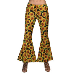 Hippie Sunflower nohavice, dámska veľkosť L/XL